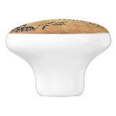 SlipperyJoe's Prinses klap lopen grappig jaren 50  Keramische Knop (Zijkant)