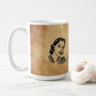 SlipperyJoe's Prinses klap lopen grappig jaren 50  Koffiemok