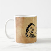 SlipperyJoe's Prinses klap lopen grappig jaren 50  Koffiemok (Links)