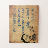 SlipperyJoe's Prinses klap lopen grappig jaren 50  Legpuzzel (Verticaal)