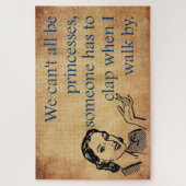 SlipperyJoe's Prinses klap lopen grappig jaren 50  Legpuzzel (Verticaal)