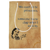 SlipperyJoe's Prinses klap lopen grappig jaren 50  Medium Cadeauzakje (Voorkant)