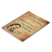 SlipperyJoe's Prinses klap lopen grappig jaren 50  Notitieboek (Linkerzijde)