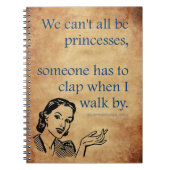 SlipperyJoe's Prinses klap lopen grappig jaren 50  Notitieboek (Voorkant)