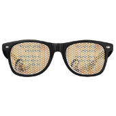 SlipperyJoe's Prinses klap lopen grappig jaren 50  Retro Zonnebril (Voorkant)