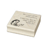 SlipperyJoe's Prinses klap lopen grappig jaren 50  Rubberstempel (Stempel)