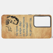 SlipperyJoe's Prinses klap lopen grappig jaren 50  Samsung Galaxy Hoesje (Linkerkant)