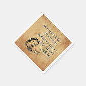 SlipperyJoe's Prinses klap lopen grappig jaren 50  Servet (Hoek)