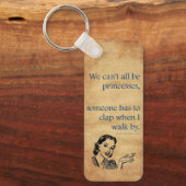SlipperyJoe's Prinses klap lopen grappig jaren 50  Sleutelhanger (Voorkant)