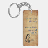 SlipperyJoe's Prinses klap lopen grappig jaren 50  Sleutelhanger (Voorkant Links)