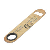 SlipperyJoe's Prinses klap lopen grappig jaren 50  Speed Flessenopener (Voorkant Gekanteld)