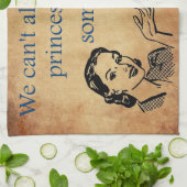 SlipperyJoe's Prinses klap lopen grappig jaren 50 Theedoek (Gevouwen)