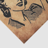 SlipperyJoe's Prinses klap lopen grappig jaren 50  Tissuepapier (Detail)