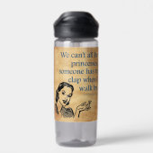 SlipperyJoe's Prinses klap lopen grappig jaren 50  Waterfles (Achterkant)