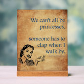 SlipperyJoe's prinsessen klappen vintage poster re (Neutraal)
