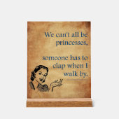 SlipperyJoe's prinsessen klappen vintage poster re (Voorkant)