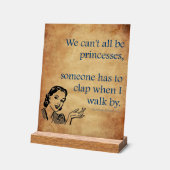 SlipperyJoe's prinsessen klappen vintage poster re (Hoek)