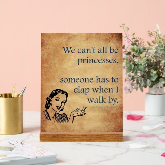 SlipperyJoe's prinsessen klappen vintage poster re (Huwelijk)