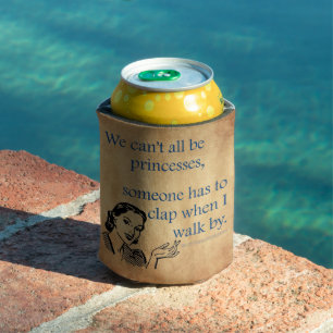 SlipperyJoe's prinsessen klappen vintage poster re Blikjeskoeler