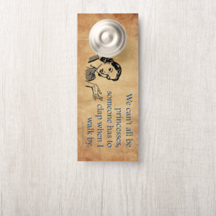 SlipperyJoe's prinsessen klappen vintage poster re Deurhanger
