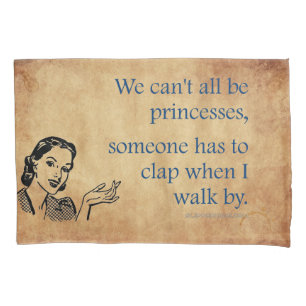 SlipperyJoe's prinsessen klappen vintage poster re Kussensloop