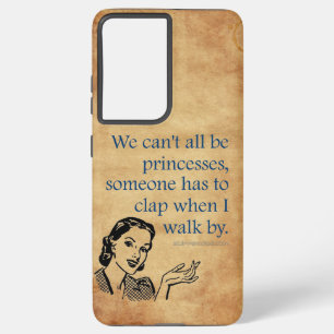 SlipperyJoe's prinsessen klappen vintage poster re Samsung Galaxy Hoesje