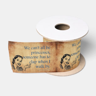SlipperyJoe's prinsessen klappen vintage poster re Satijnen Lint