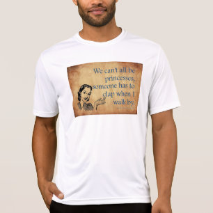 SlipperyJoe's prinsessen klappen vintage poster re T-shirt