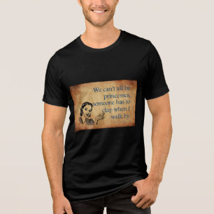 SlipperyJoe's prinsessen klappen vintage poster re Tri-Blend Shirt