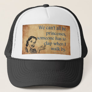 SlipperyJoe's prinsessen klappen vintage poster re Trucker Pet