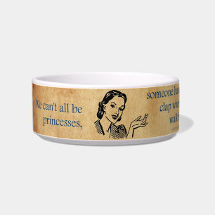 SlipperyJoe's prinsessen klappen vintage poster re Voerbakje