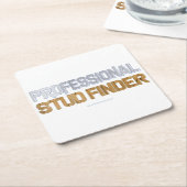 SlipperyJoe's Professional Stud Finder wood 3-D th Kartonnen Onderzetters (Schuin)