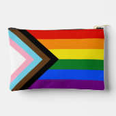 SlipperyJoe's Progress Pride Vlag homoseksuele ges Etui (Achterkant)