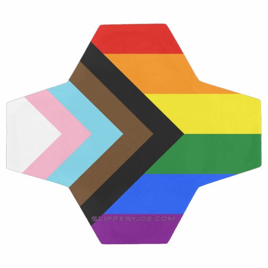 SlipperyJoe's Progress Pride Vlag homoseksuele ges Voetbal (Enkel)