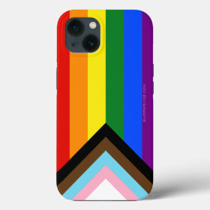 SlipperyJoe's Progress Pride-vlag zes klassieke ho Case-Mate iPhone Case