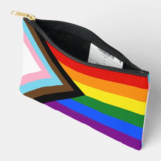 SlipperyJoe's Progress Pride-vlag zes klassieke ho Etui (Open)