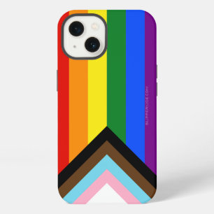 SlipperyJoe's Progress Pride-vlag zes klassieke ho iPhone 13 Hoesje
