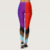 SlipperyJoe's Progress Pride-vlag zes klassieke ho Leggings (Achterkant)