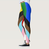 SlipperyJoe's Progress Pride-vlag zes klassieke ho Leggings (Links)
