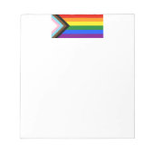 SlipperyJoe's Progress Pride-vlag zes klassieke ho Notitieblok (Voorkant)