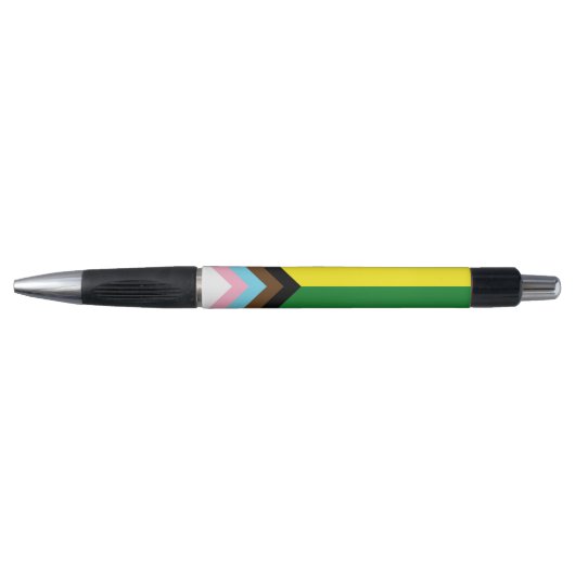 SlipperyJoe's Progress Pride-vlag zes klassieke ho Pen (Voorkant)