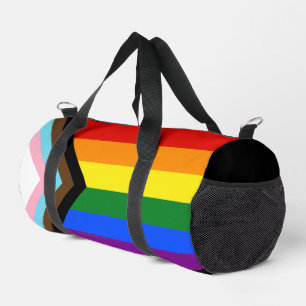 SlipperyJoe's Progress Pride-vlag zes klassieke ho Plunjezak