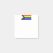 SlipperyJoe's Progress Pride-vlag zes klassieke ho Post-it® Notes (Voorkant)