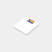 SlipperyJoe's Progress Pride-vlag zes klassieke ho Post-it® Notes (Schuin)