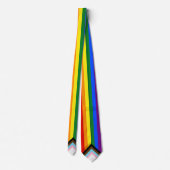 SlipperyJoe's Progress Pride-vlag zes klassieke ho Stropdas (Achterkant)