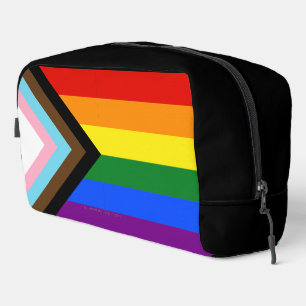 SlipperyJoe's Progress Pride-vlag zes klassieke ho Toilettasje