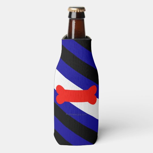 SlipperyJoe's Puppy Play Pride Flag fetishes LGBTQ Flesjeskoeler (Fles Voorkant)