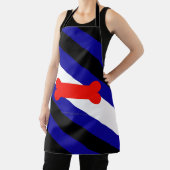 SlipperyJoe's Puppy Play Pride Flag fetishes LGBTQ Schort (Insitu)