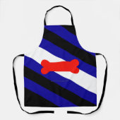 SlipperyJoe's Puppy Play Pride Flag fetishes LGBTQ Schort (Voorkant)