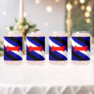 SlipperyJoe's puppy play pride vlag express kink i Blikvorm Glas